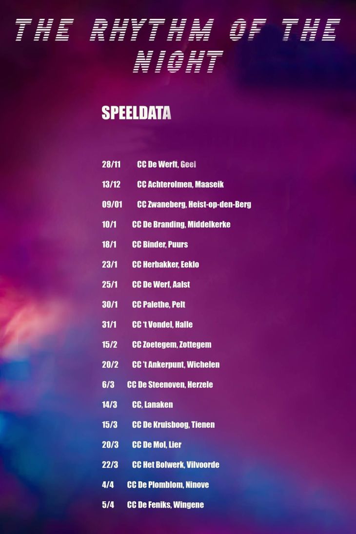 Tour-data Rhythm Of The Night Tour-data Rhythm Of The Night